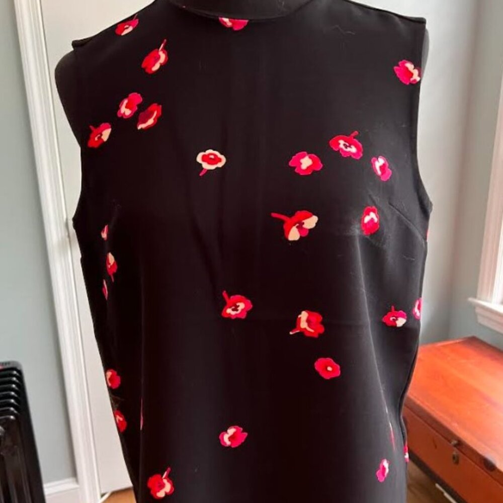 Kate Spade Cherry Blossom Blouse - sleeveless Sz10